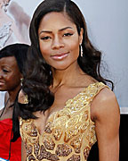 Naomie Harris, actress in the film 'Skyfall' arrives at the 85th Academy Awards in Hollywood, California