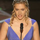 Kate Winslett of Great Britain prepares to present the Oscar for best cinematography at the 77th Academy Awards in Hollywood.