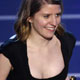 Glen Hansard (R) and Marketa Irglova accept the Oscar for the best original song Falling Slowly during the 80th annual Academy Awards