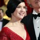 Actors Kevin Kline and his wife Phoebe Cates pose on red carpet at 81st Academy Awards in Hollywood