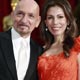 British actor Ben Kingsley and actress Daniella Lavender pose on red carpet at 81st Academy Awards in Hollywood