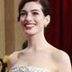 Anne Hathaway, best actress nominee for `Rachel Getting Married,` reacts on red carpet at 81st Academy Awards in Hollywood