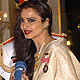 Rekha receives Padma Shri from President Pratibha Patil