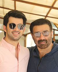 Karan Deol and Sunny Deol