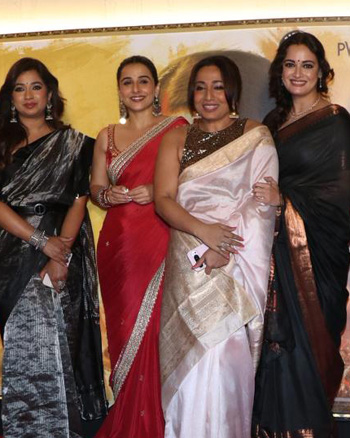 Vidhu Vinod Chopra, Rajkumar Hirani, Shreya Ghoshal, Vidya Balan, Dia Mirza, Swanand Kirkire and Shantanu Moitra
