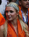 'Paris Hilton' at Siddhivinayak temple