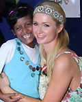 'Paris Hilton' visited ASHRAY Orphanage at Bandra