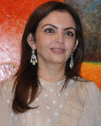 Nita Ambani, Akbar Padamsee and Priyasri Patodia