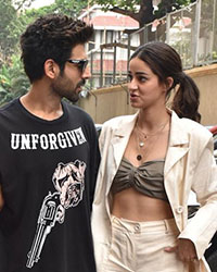 Bhumi Pednekar, Kartik Aaryan and Ananya Panday