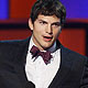 Favorite web celeb Kutcher accepts his award at the 2010 People`s Choice Awards in Los Angeles