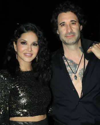 Sunny Leone and Daniel Weber