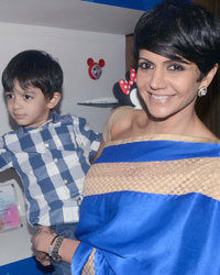 Mandira Bedi with his son Veer