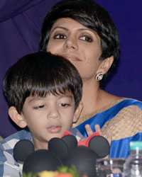 Mandira Bedi with his son Veer