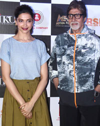 Amitabh Bachchan, Deepika Padukone and Irrfan Khan