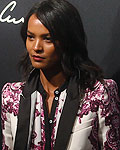 Model Liya Kebede poses as she arrives for the launch of the Pirelli Calendar 2013 in Rio de Janeiro