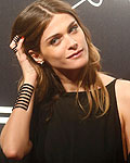 Model Elisa Sednaoui poses during the arrivals for the launching of the Pirelli Calendar 2013 in Rio de Janeiro