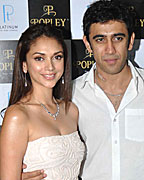 Aditi Rao and Amit Sadh