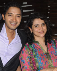 Shreyas Talpade with Sachin and Supriya Pilgaonkar