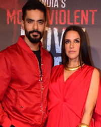 Angad Bedi and Neha Dhupia