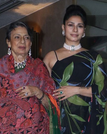 Tanuja and Tanisha Mukerji
