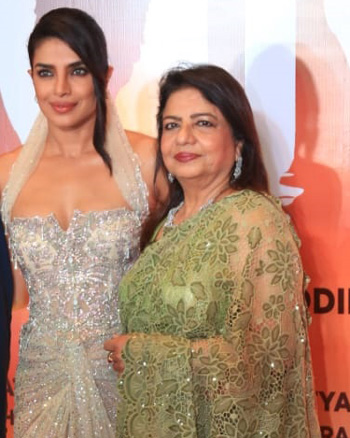 Siddharth Chopra, Priyanka Chopra and Madhu Chopra