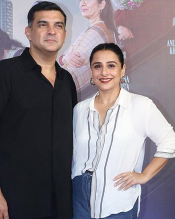 Siddharth Roy Kapur and Vidya Balan