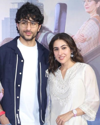 Ibrahim Ali Khan and Sara Ali Khan