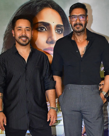 Abhishek Pathak, Ajay Devgn and Kumar Mangat Pathak