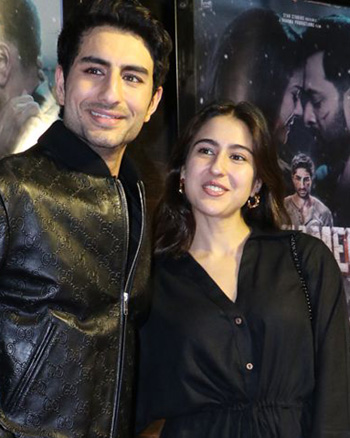 Ibrahim Ali Khan and Sara Ali Khan