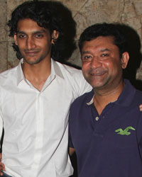 Ken Ghosh with son Karan Ghosh at the premiere of films by Starkids