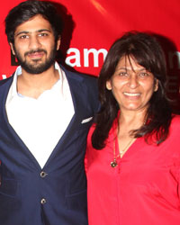 Parmeet Sethi and Archana Puran Singh with son Aaryamann Sethi at the premiere of films by Starkids