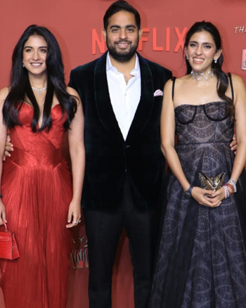 Radhika Merchant, Akash Ambani and Shloka Mehta