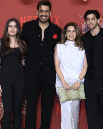 Rajat Bedi with his family