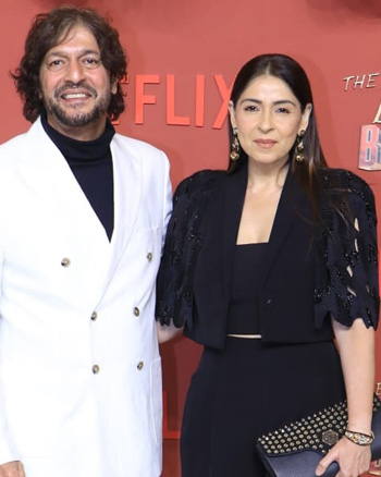 Chunky Pandey and Bhavna Pandey