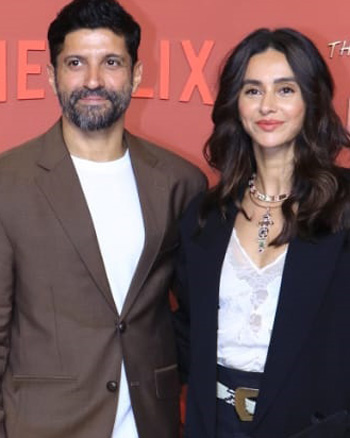 Farhan Akhtara and Shibani Dandekar