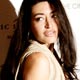 Singer Wafah Dufour, niece of Osama Bin Laden, poses at the premiere of the film Basic Instinct 2 in New York