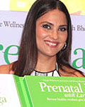 Lara Dutta unveils her 'Prenatal Yoga' DVD