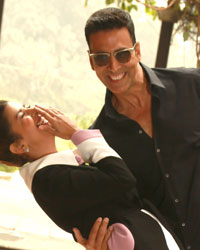 Nimrat Kaur and Akshay Kumar