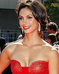 Morena Baccarin arrives at the 2012 Primetime Creative Arts Emmy Awards in Los Angeles