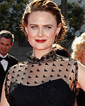 Emily Deschanel arrives at the 2012 Primetime Creative Arts Emmy Awards in Los Angeles