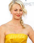 Actress Kaley Cuoco of the comedy series 'The Big Bang Theory' arrives at the 64th Primetime Emmy Awards in Los Angeles