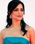 British actress Archie Panjabi arrives at the 64th Primetime Emmy Awards in Los Angeles