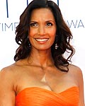 Padma Lakshmi, host of the reality series 'Top Chef,' arrives at the 64th Primetime Emmy Awards in Los Angeles