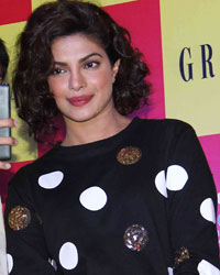 Priyanka Unveils Latest Issue of Grazia Magazine