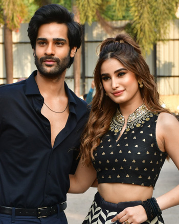 Aaman Devgan and Rasha Thadani