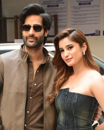 Aaman Devgan and Rasha Thadani