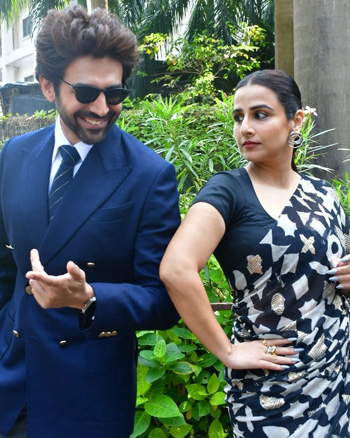 Kartik Aaryan and Vidya Balan