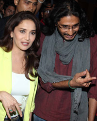 Madhuri Dixit and Abhishek Chaubey