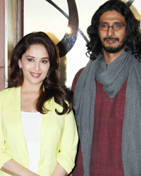 Madhuri Dixit and Abhishek Chaubey