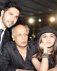 Varun Dhawan, Mahesh Bhatt and Alia Bhatt